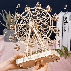 Rueda de la fortuna (Ferris wheel) - Madera y caja musical