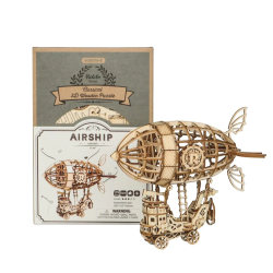 Airship - Puzzle 3D de madera